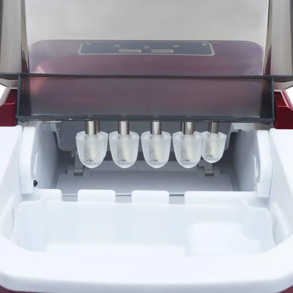 Eiswürfelbereiter 1,4 L 15 kg/24 h rot - 0