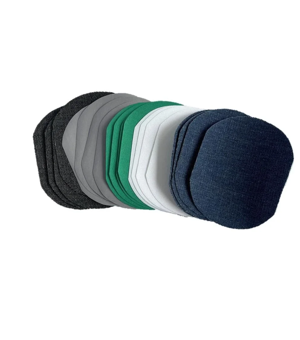 Aufbügelstoffe oval, 20er Set - 0
