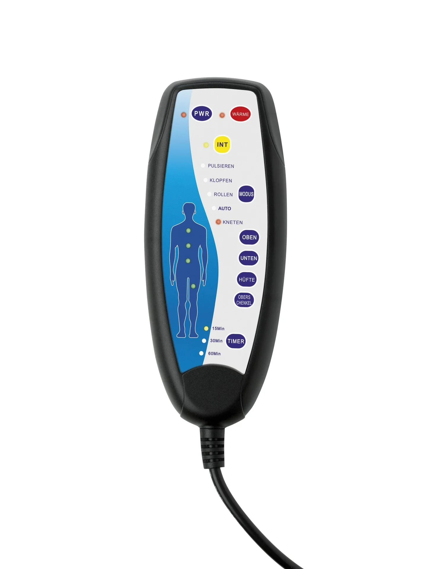Massagematte mit Wärmefunktion, 9,6 Watt - 4