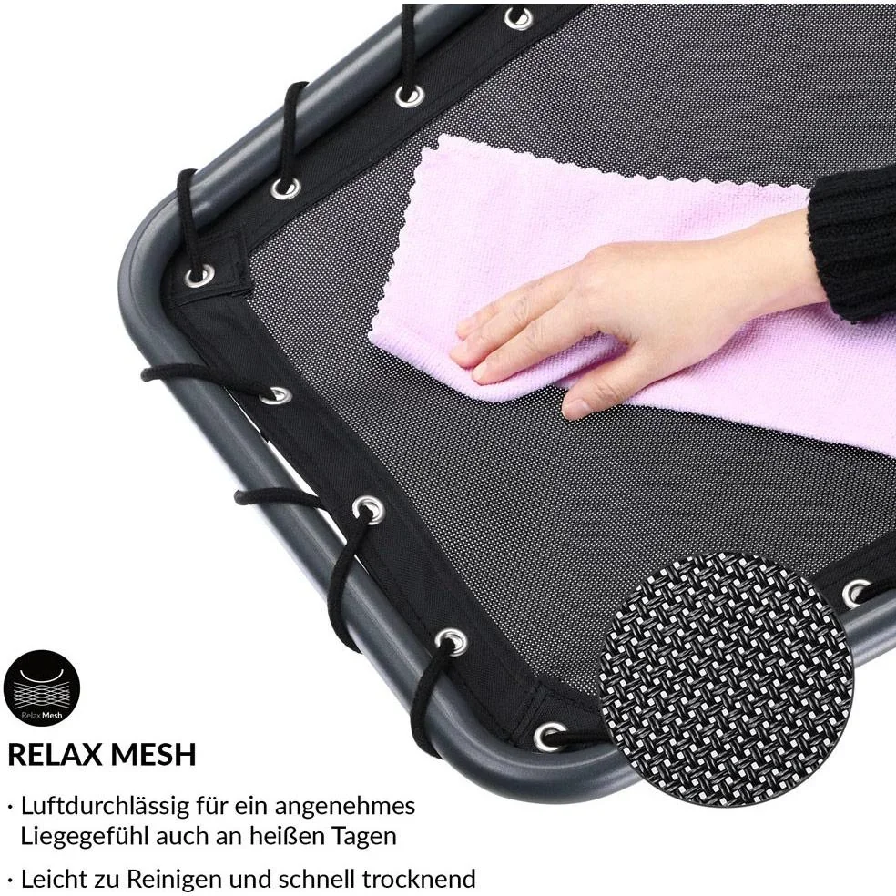 Entspannungsliege Eve mit Schaukelfunktion anthrazit - 4
