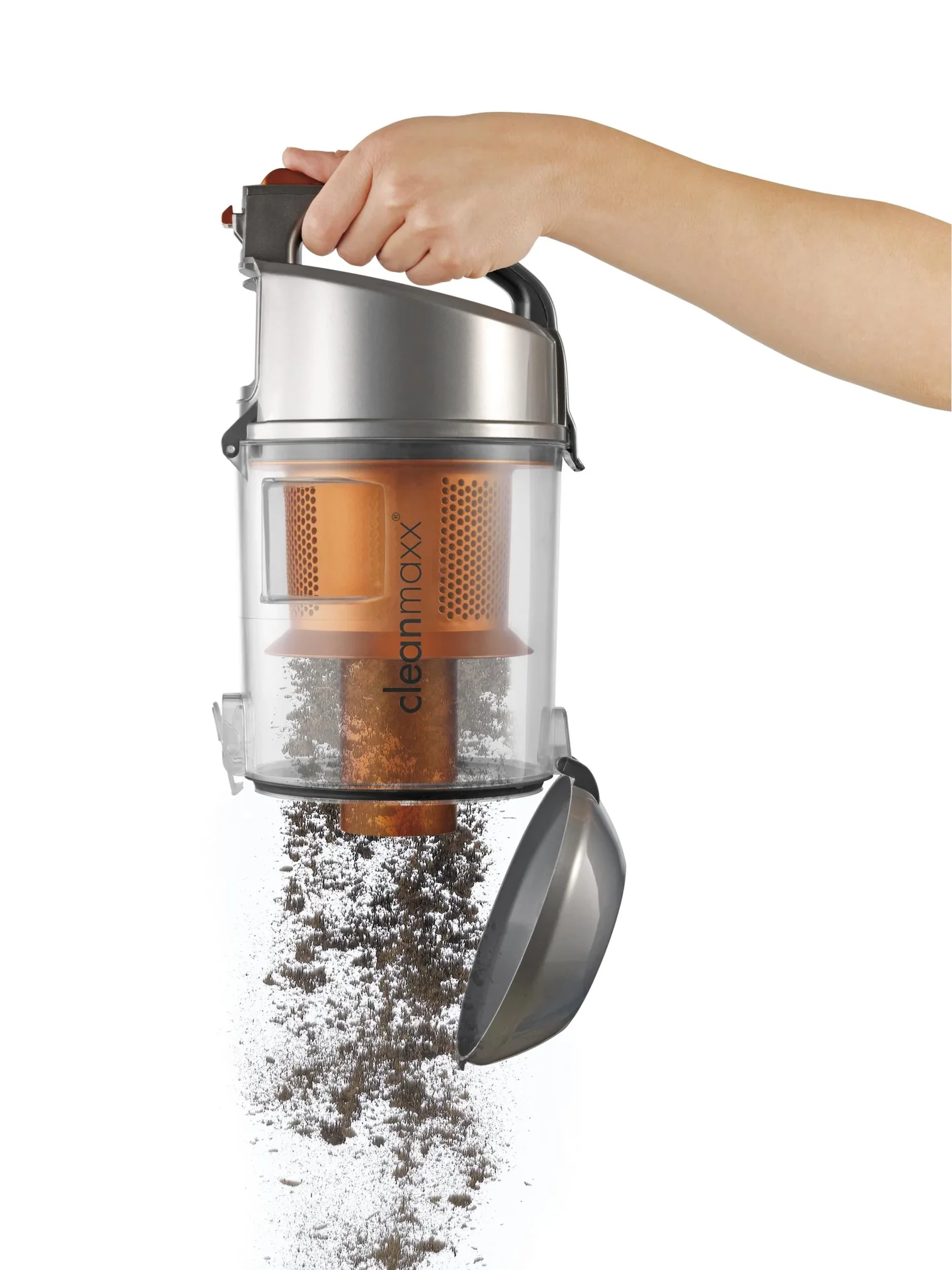 Zyklon-Staubsauger "Pet Star", mit 6-teiligem Jumbo-Düsen-Set, inklusive Tierhaardüse, 700 Watt, Silberfarben/ Orange - 0