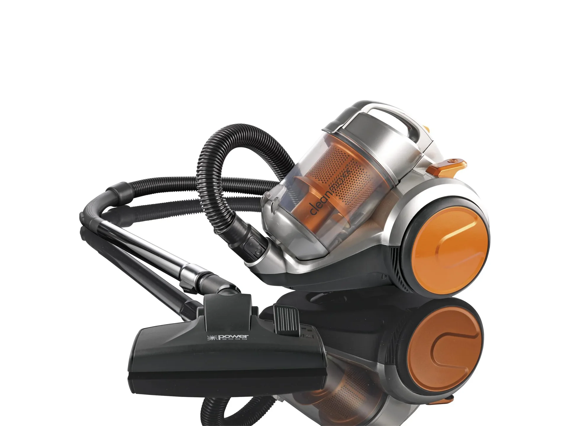 Zyklon-Staubsauger "Pet Star", mit 6-teiligem Jumbo-Düsen-Set, inklusive Tierhaardüse, 700 Watt, Silberfarben/ Orange - 3