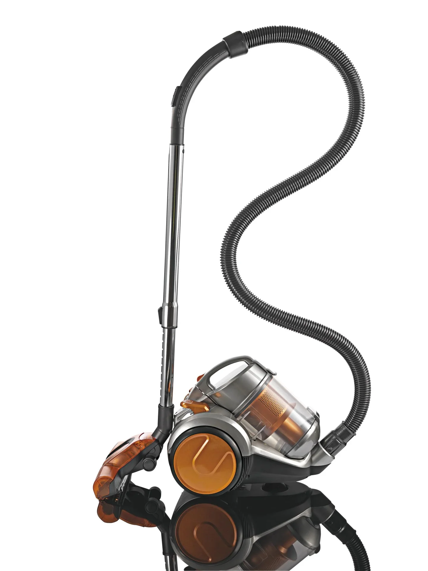 Zyklon-Staubsauger "Pet Star", mit 6-teiligem Jumbo-Düsen-Set, inklusive Tierhaardüse, 700 Watt, Silberfarben/ Orange - 7