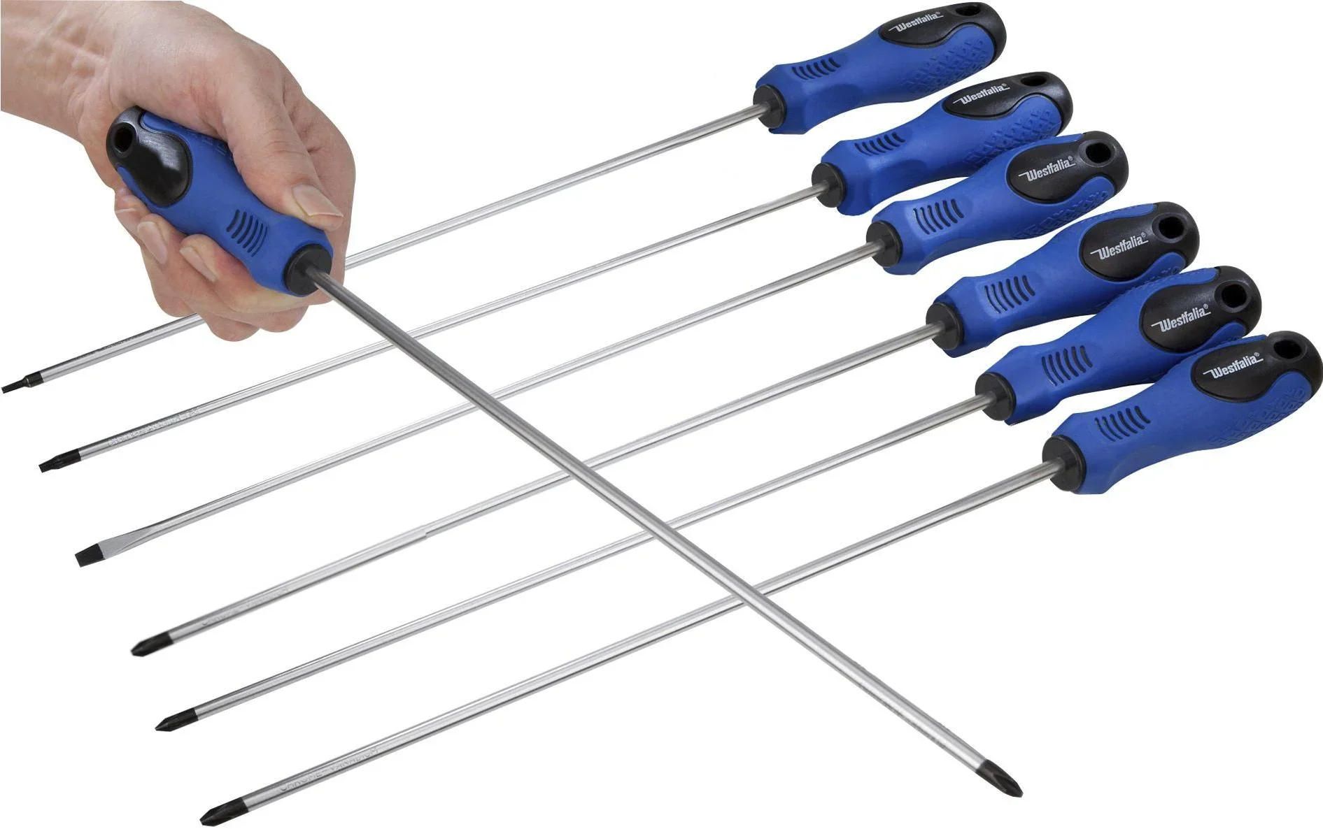 Extra Lange Schraubendreher, 6-teilig - 0