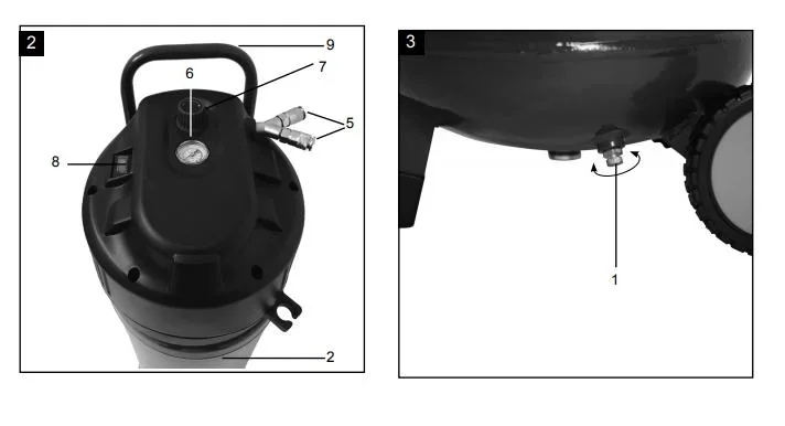 KOMPRESSOR 50L HC51V 10BAR - 3