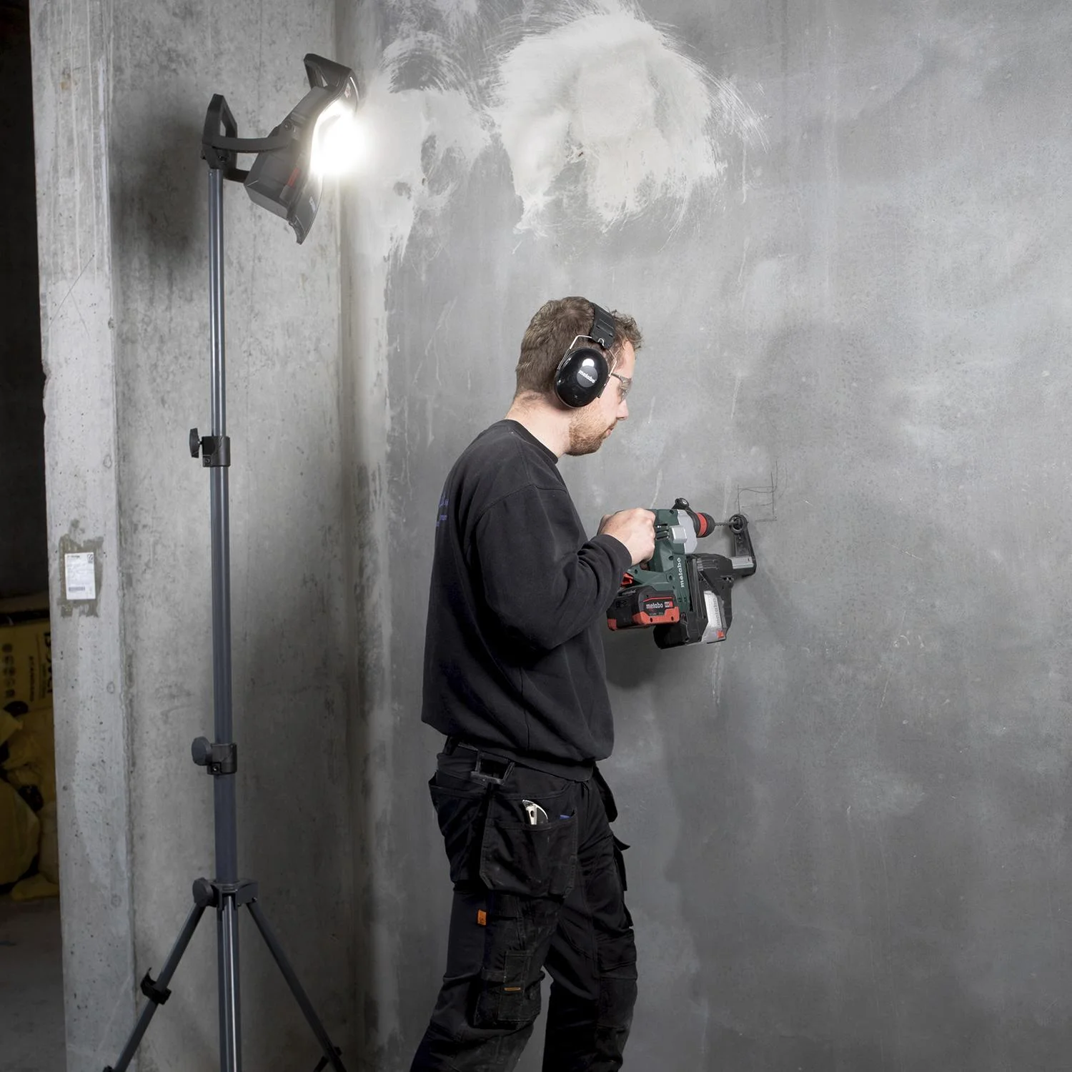 Handflutlichtstrahler NOVA 10 CAS + Scangrip CAS Netzgerät + abnehmbarem Diffuser L - 5