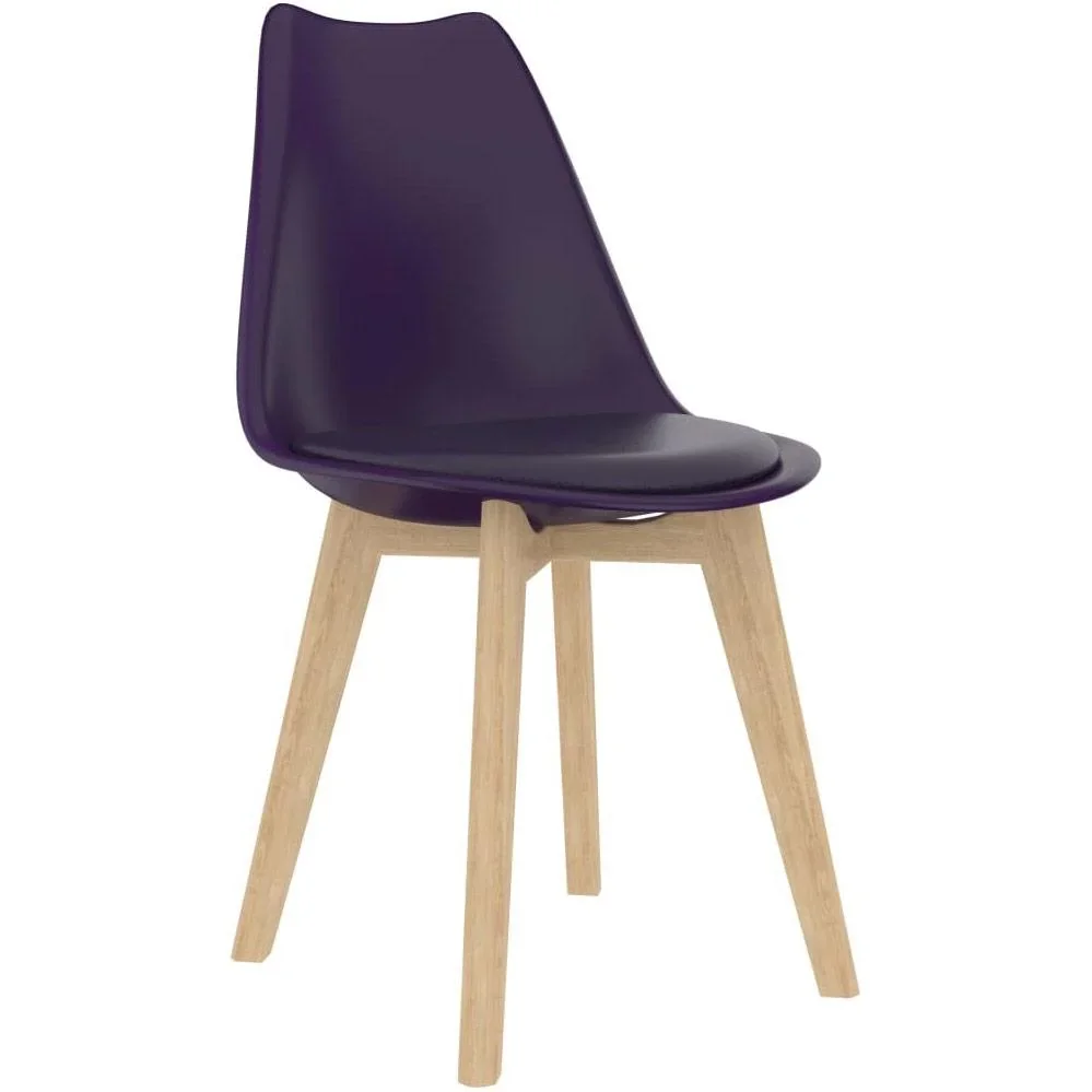 Esstischstühle 2tlg. Kunststoff flieder - 1