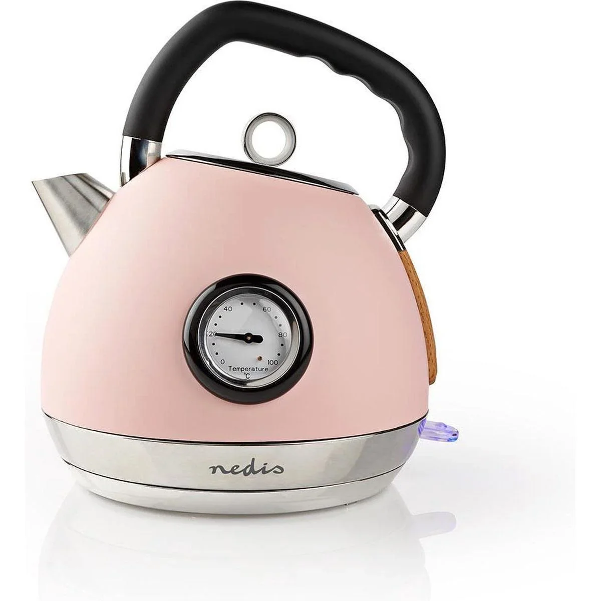 Nedis Wasserkocher - 1,8L - 2200W - Soft-Touch - Rosa - 1