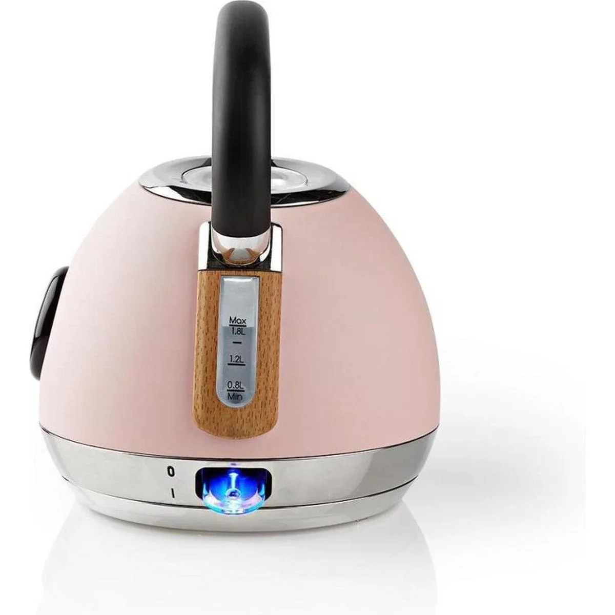 Nedis Wasserkocher - 1,8L - 2200W - Soft-Touch - Rosa - 4