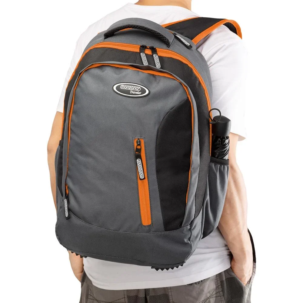 Sport- und Freizeit Rucksack 35L grau/orange - 3