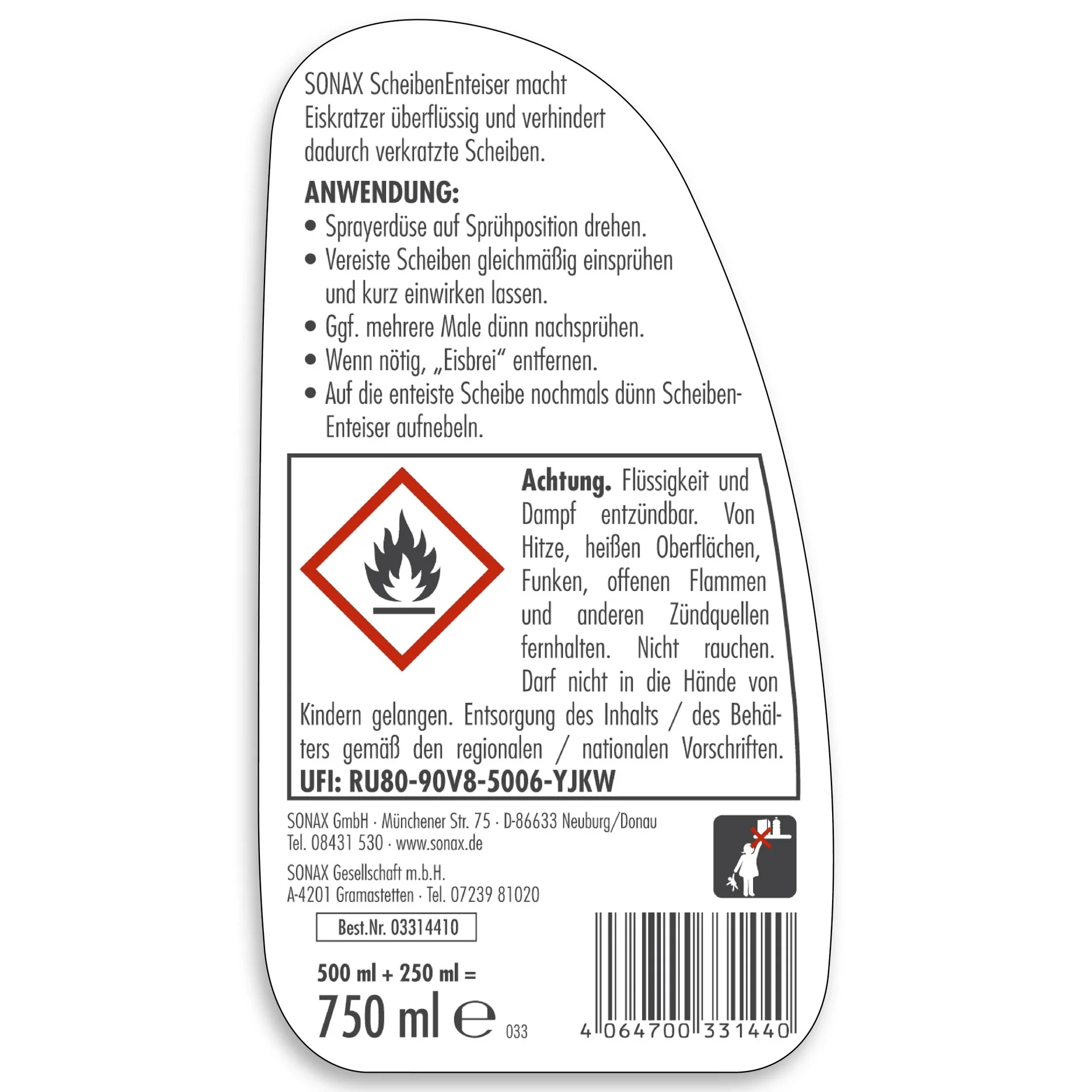 Scheibenenteiser 750 ml - 3