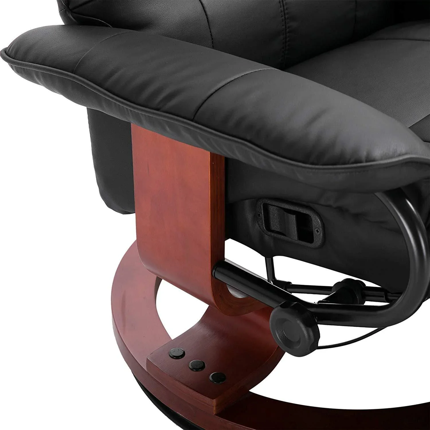 Relaxsessel mit rundem Holzfuß - 3
