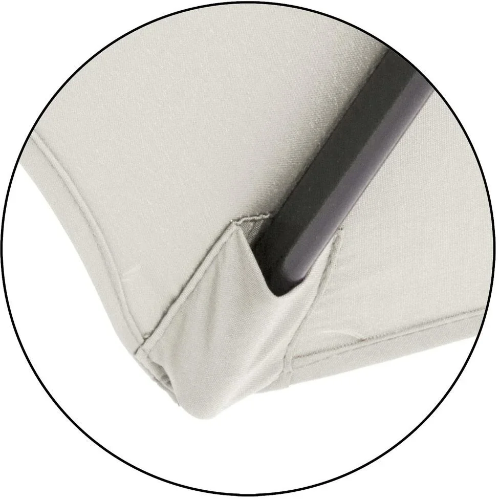 Sonnenschirm Aluminium Ø 300cm Creme mit UV-Schutz 40+ - 7