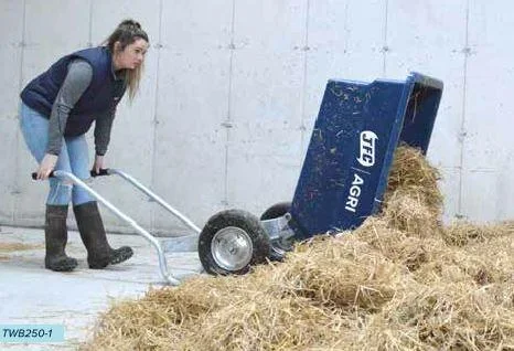 Zweiradschubkarre TWB 250 blau - 1