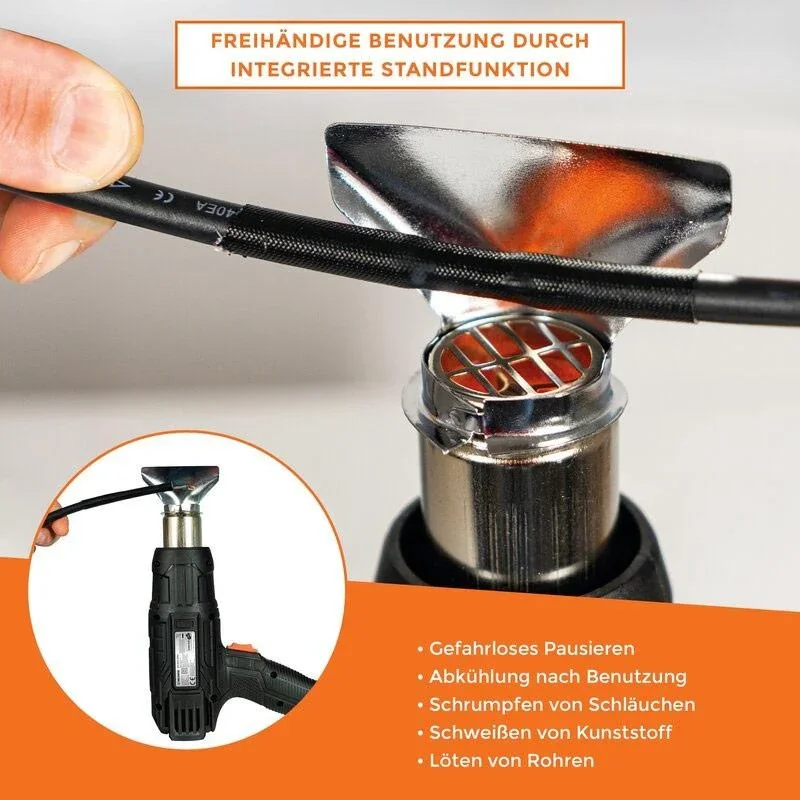 Deltafox Elektrische Heißluftpistole - 2000W - DP-EHG 2050 - 1