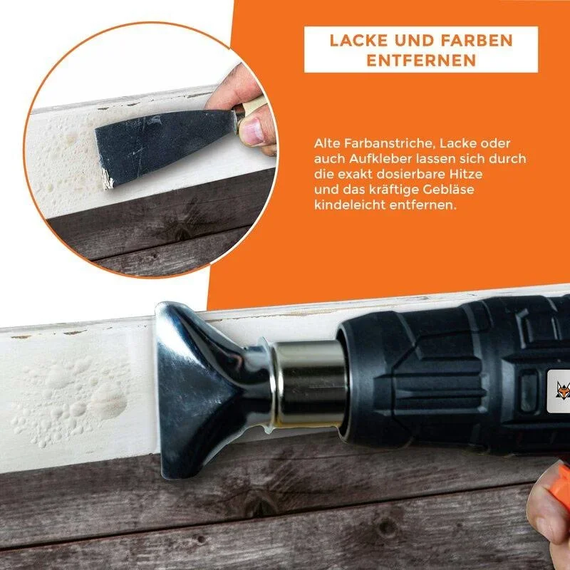 Deltafox Elektrische Heißluftpistole - 2000W - DP-EHG 2050 - 3