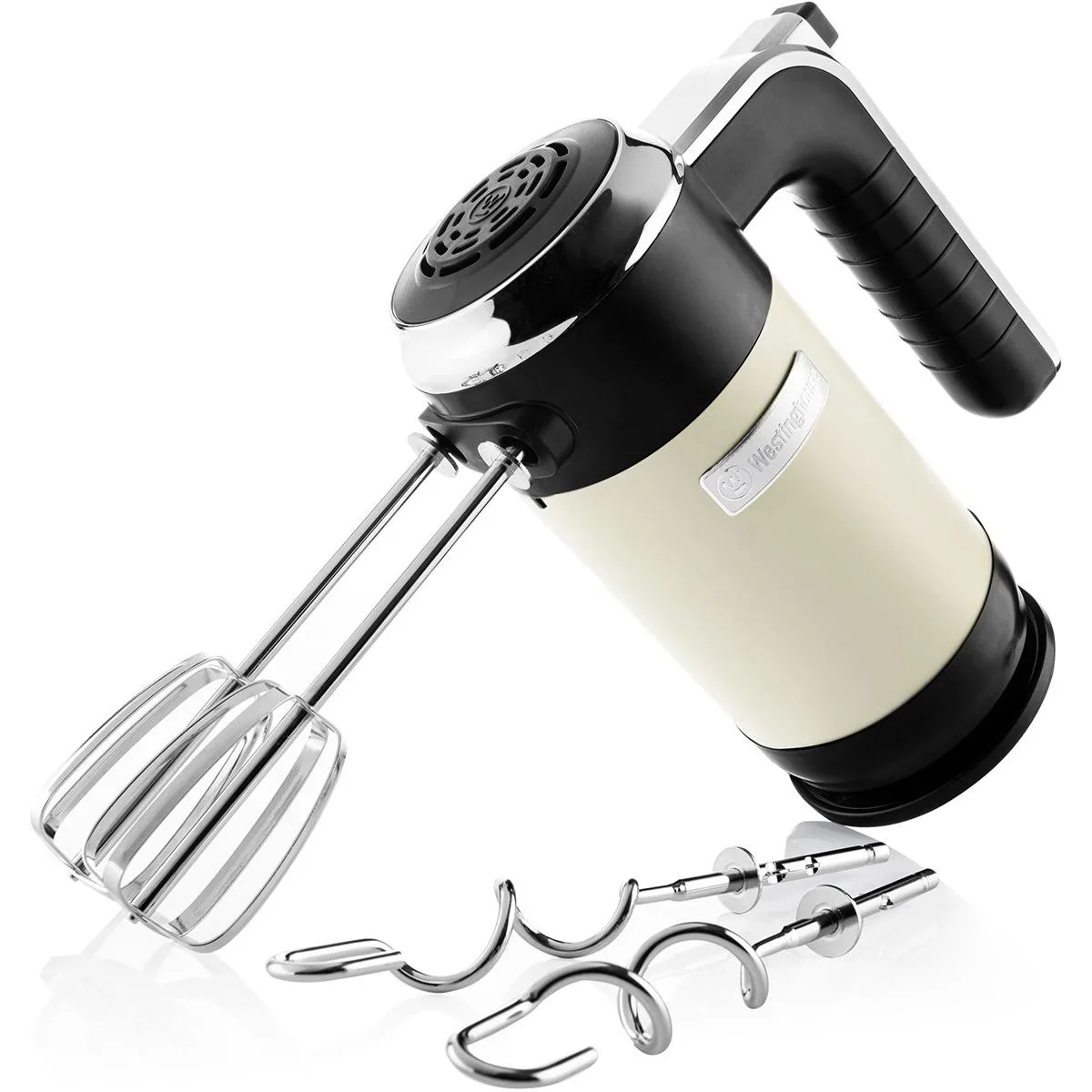 Retro-Handmixer - Weiß - 4