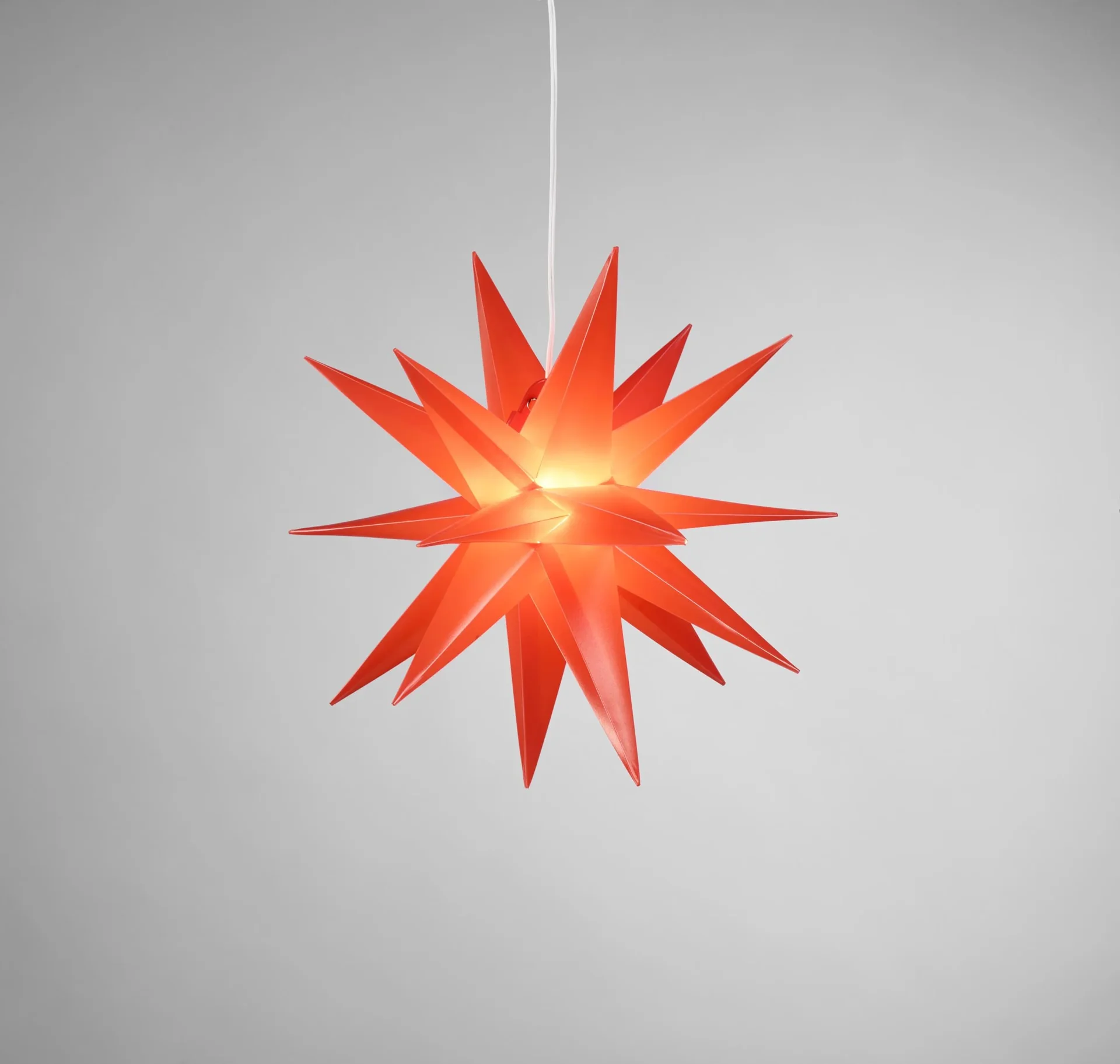 LED Kunststoff Stern, rot, ø 25cm - 1