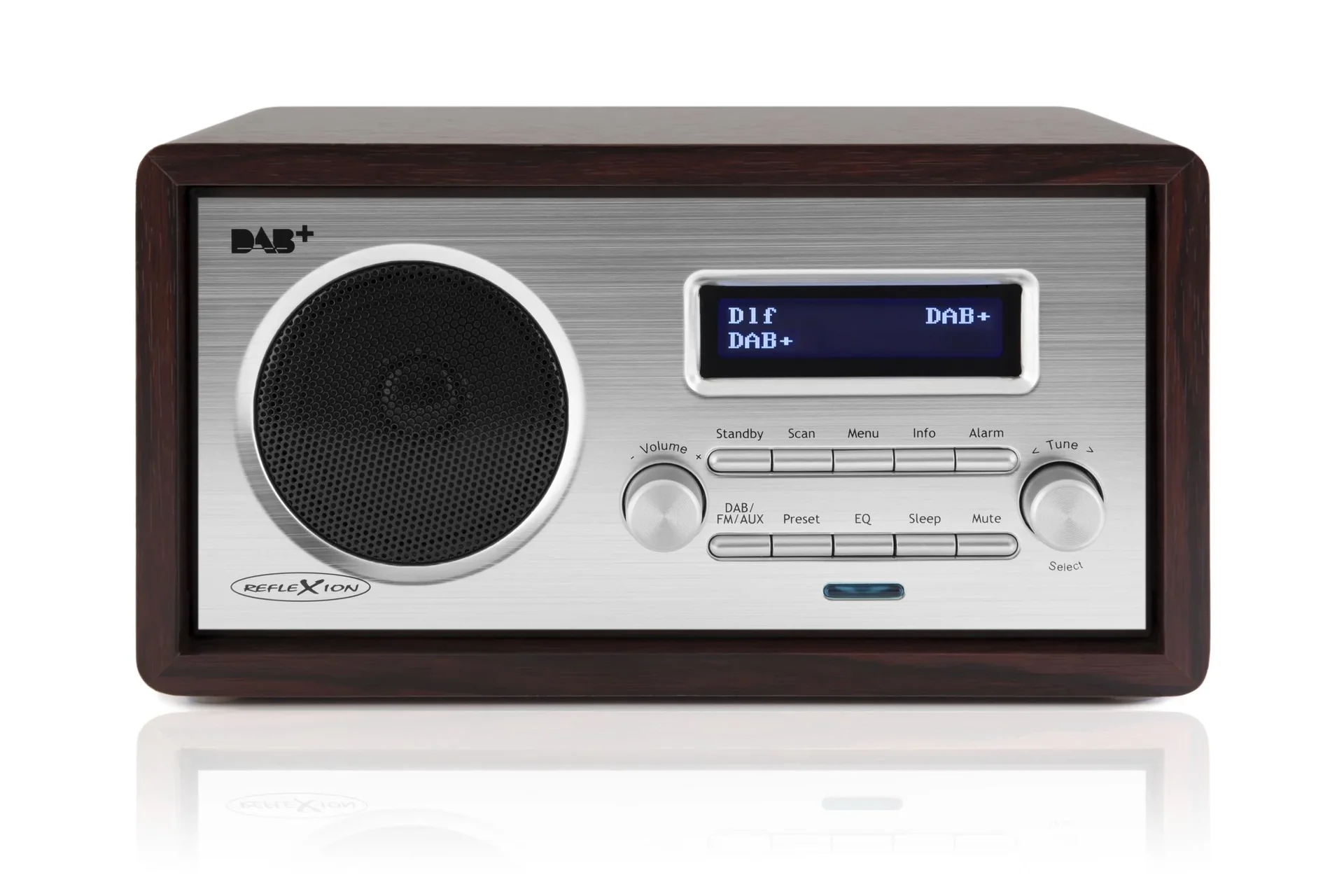 Retro DAB+ Radio - Holzfarbend - 0