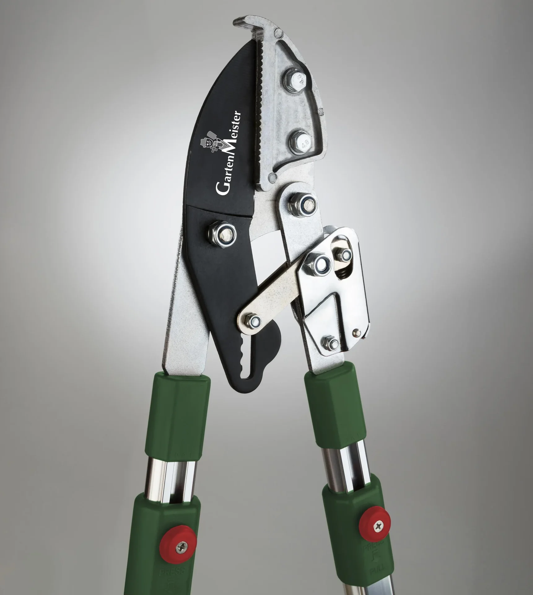 Amboss Astschere mit Ratsche und Teleskopgriff - 0