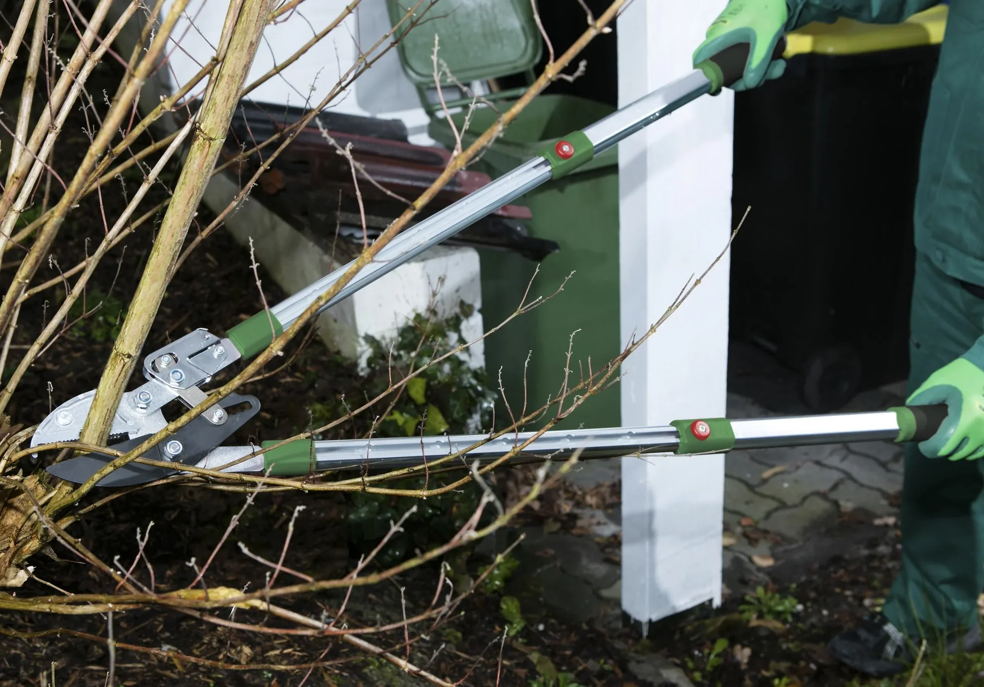 Amboss Astschere mit Ratsche und Teleskopgriff - 3