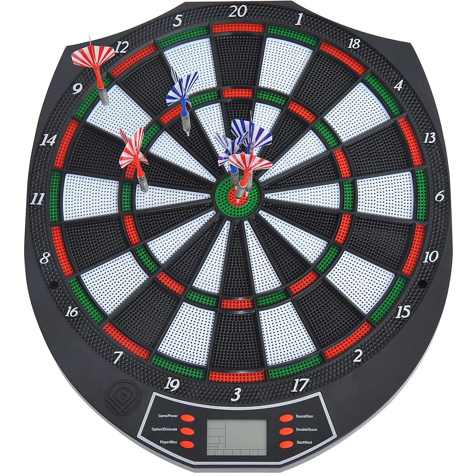 Elektronische Dartscheibe Dartboard soft Dart inkl. 6 Pfeile - 2