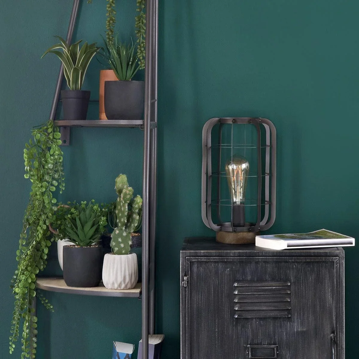 NL Tischleuchte classic - 28 cm - Grau - 0