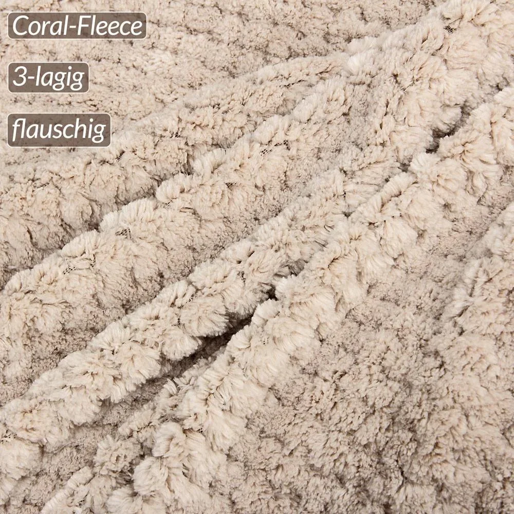 Heizdecke 3-lagig 7 Heizstufen - 150x80cm - 1