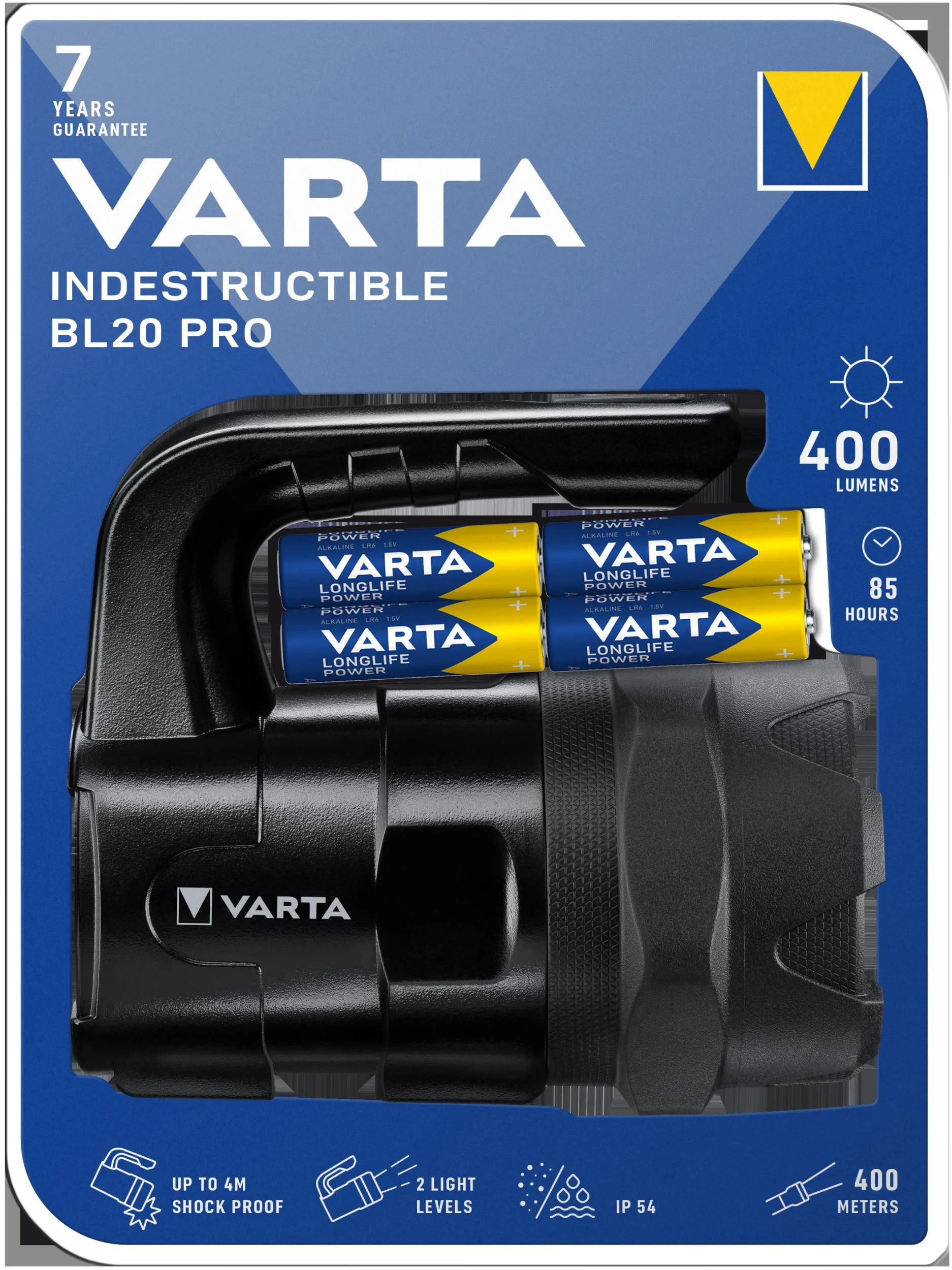 LED Handscheinwerfer - BL20 Pro Indestructible, stoßabsorbierend, wasser- und staubgeschützt - 0