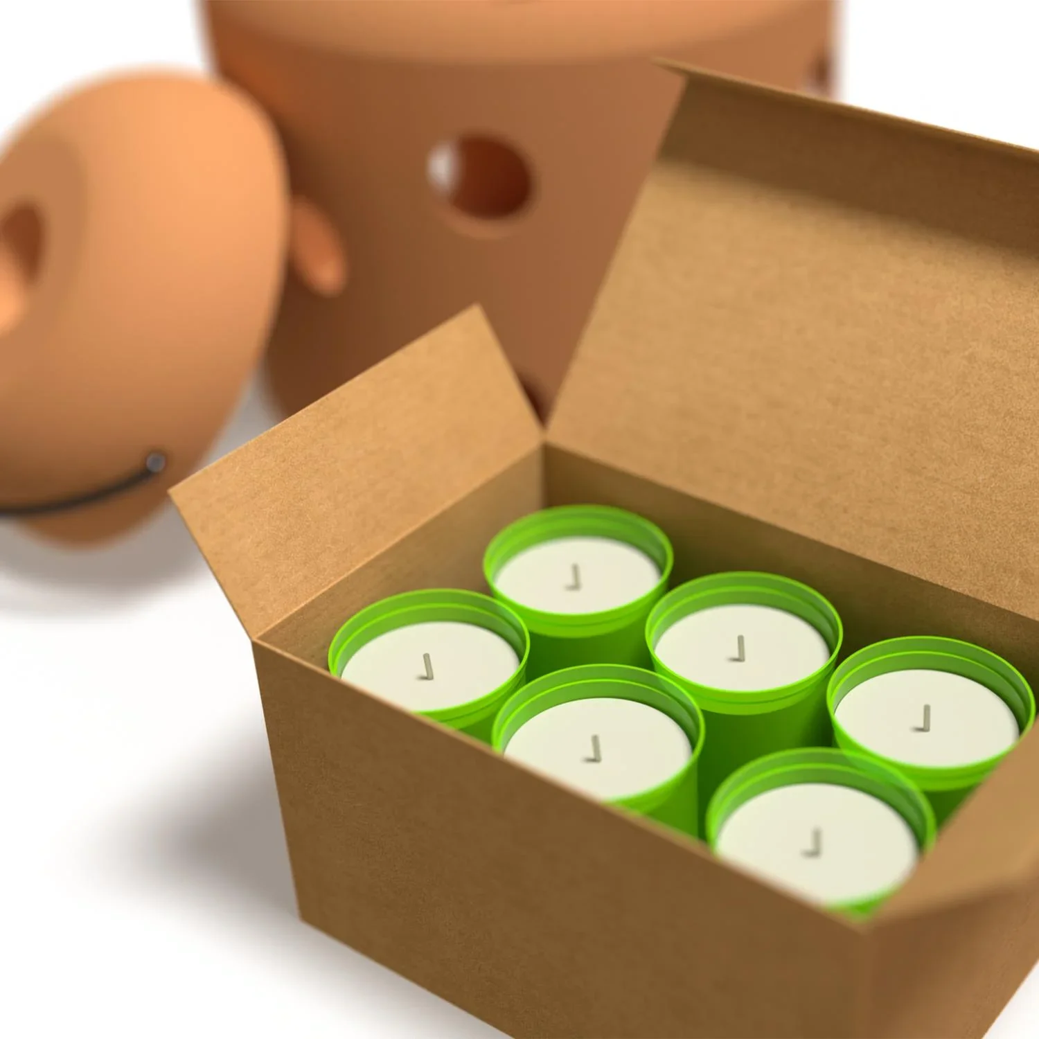 Kerzen für Frostwächter Firefly - 6 Stück - 3