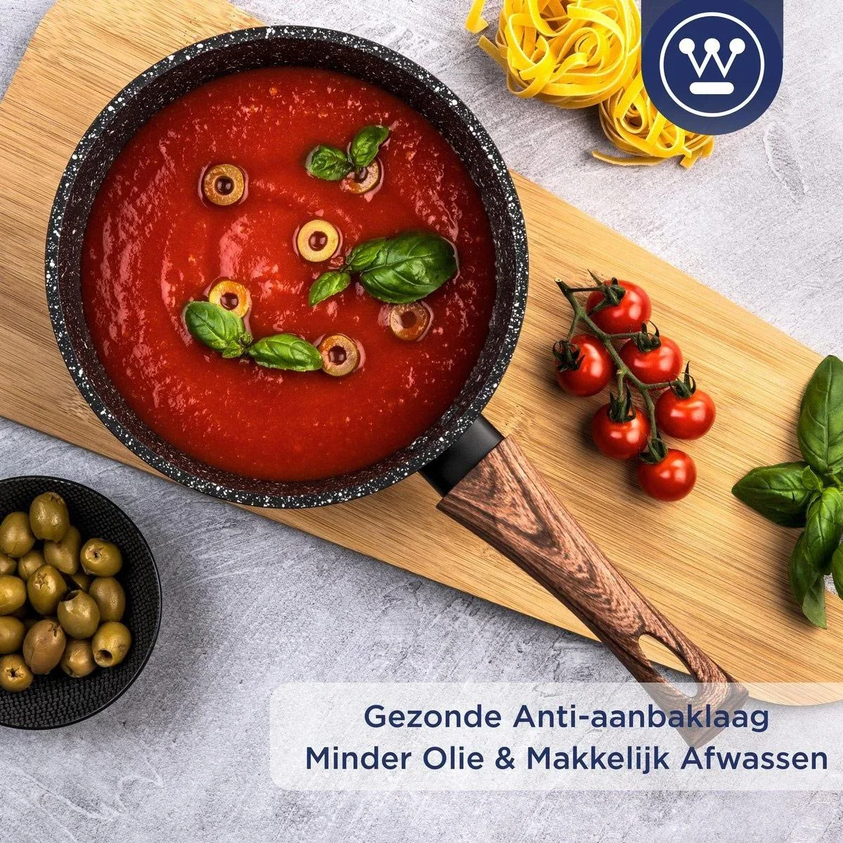 Kochtopf Induktion - Ø20 cm - Schwarzes Marmorholz - Sonderedition - 5