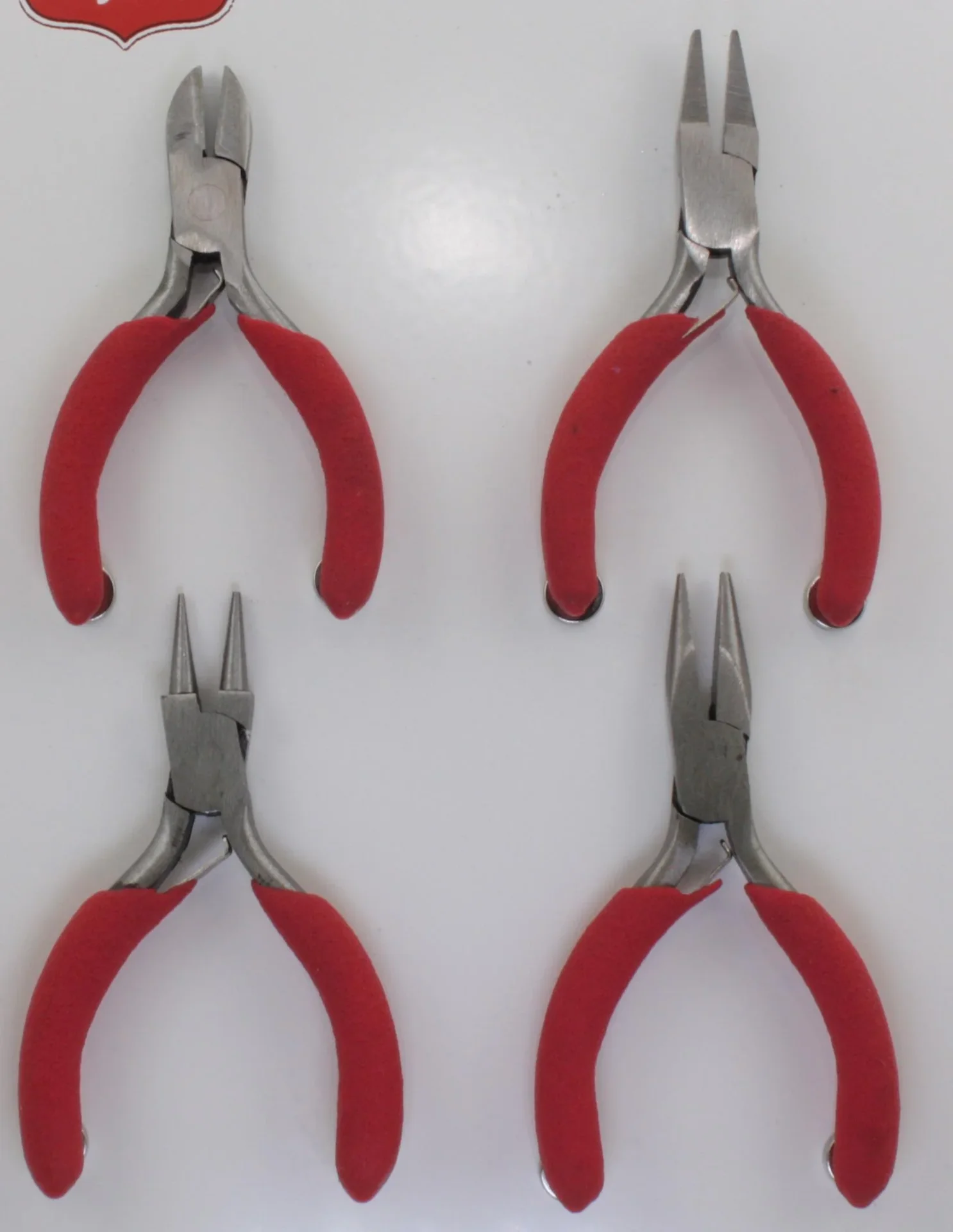 Mini-Zangen: Seitenschneider, Spitzzange, Rundzange, Flachzange - 0