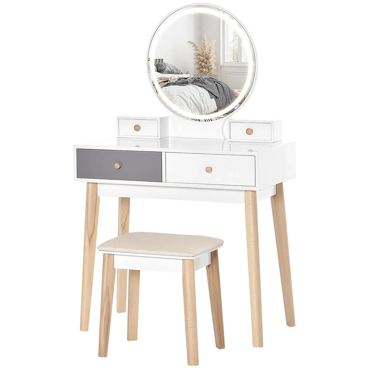 Schminktisch Kommode Tisch Skandi Design - 2
