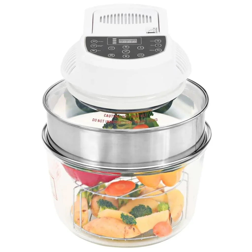 Umluftofen mit Erweiterungsring und Zeitschaltuhr 1400 W 17 L - 1