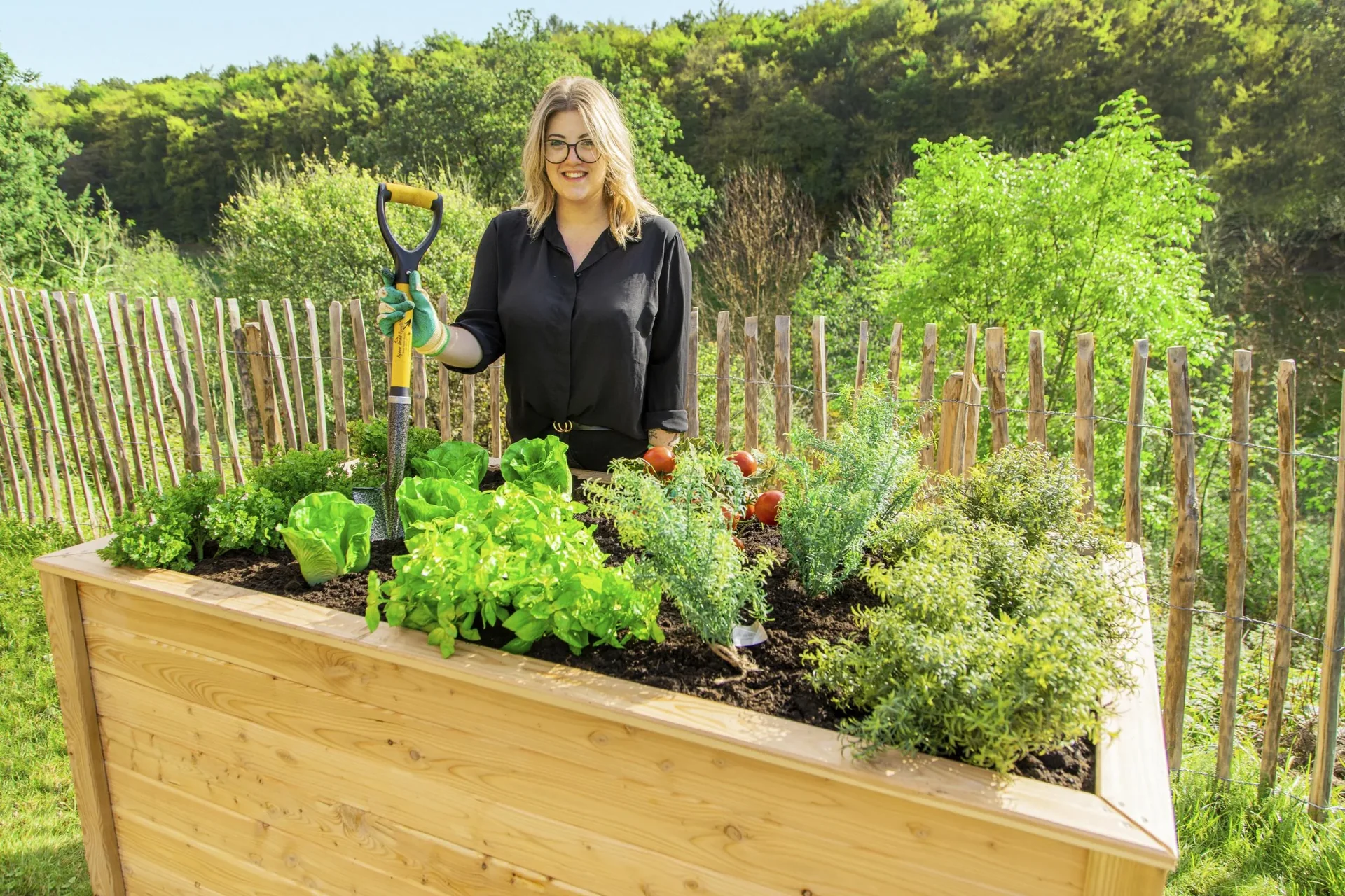 Hochbeet Lärche 170, 170 x 90 x 84 cm - 2