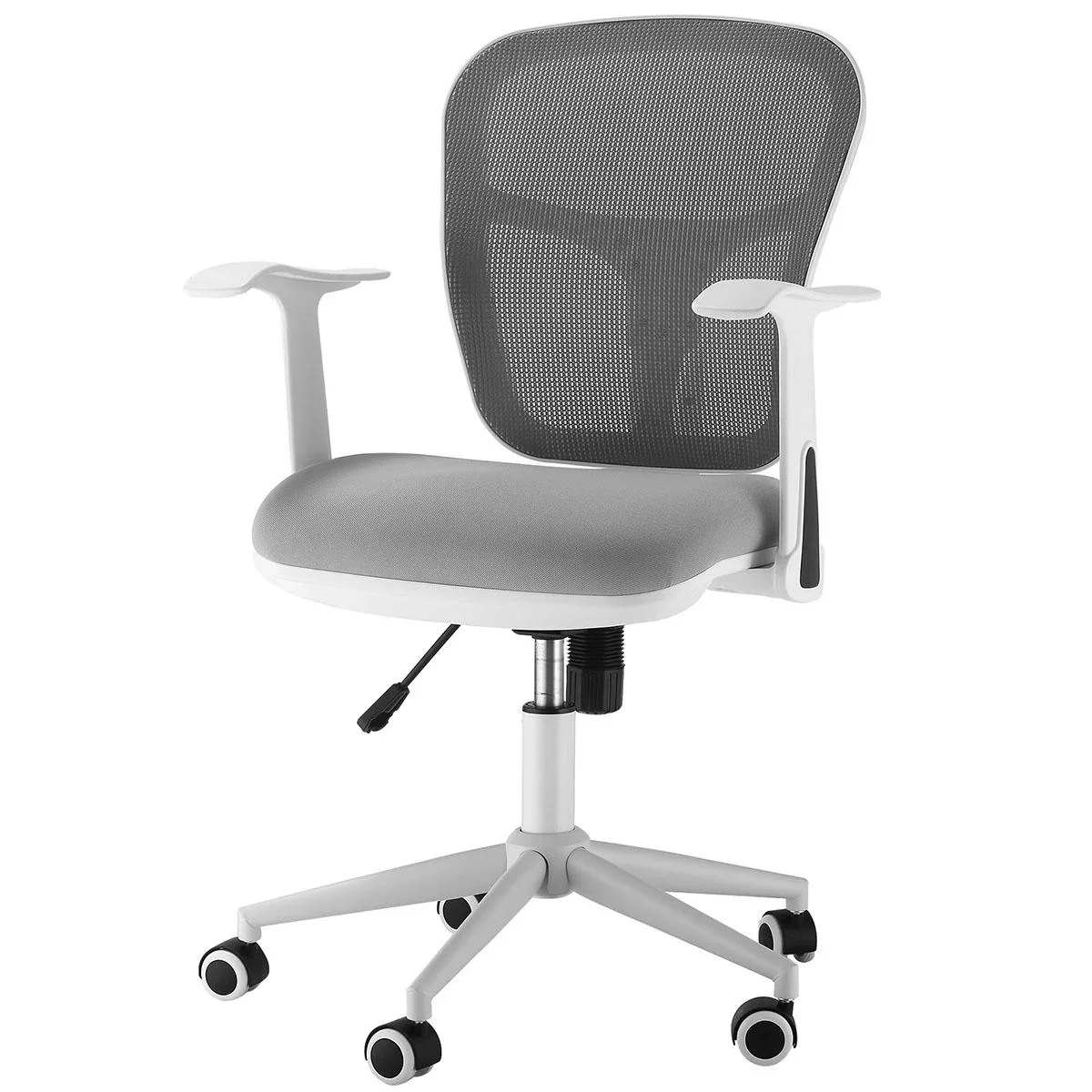 Bürostuhl Schreibtischstuhl ergonomischer Drehstuhl mit Wippfunktion Rollen Chefsessel mit Mesh Netz Computerstuhl Höhen - 1