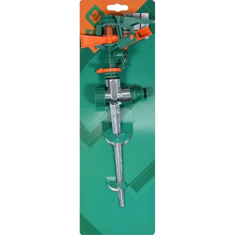 Kreisregner - Rasensprenger auf Metalldorn - 24m - 6 Funktionen - 0