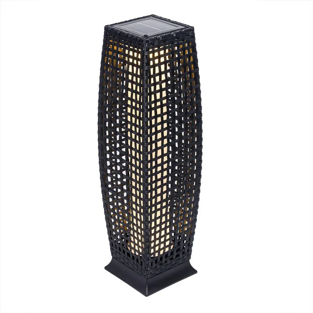 Solar-Gartenleuchte Polyrotan 25 LED 70cm - 3