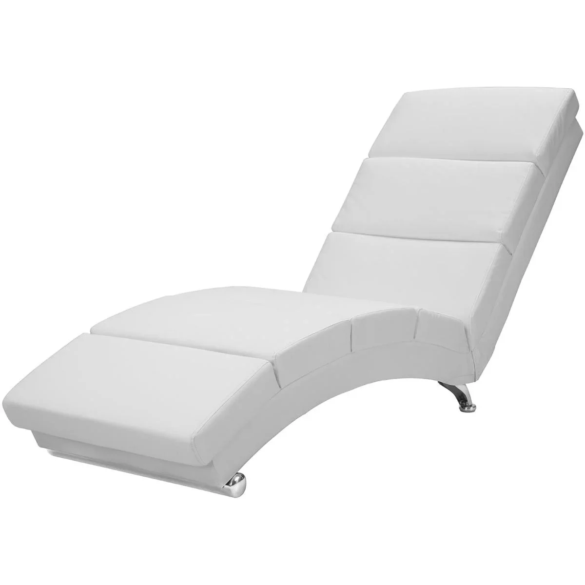 Relaxliege London weiß mit Massage- und Heizfunktion - 1