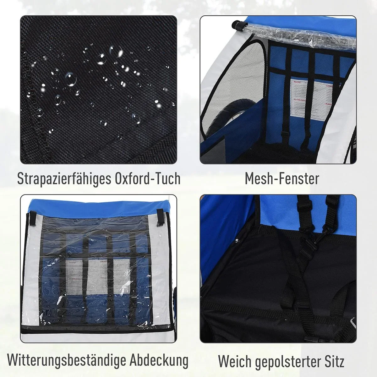 Fahrradanhänger für 2 Kinder - 5