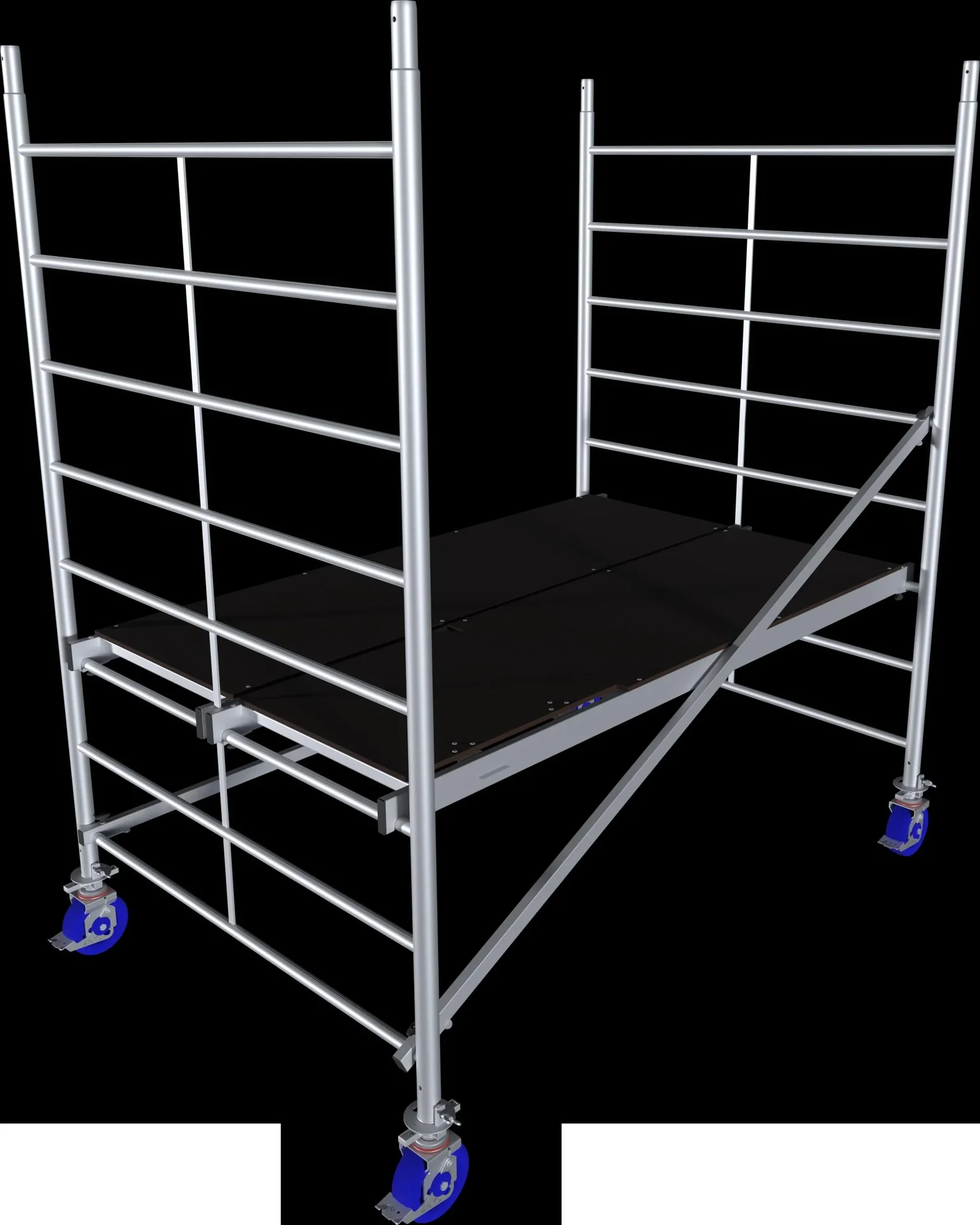 MONTO ProTec XXL Alu-Fahrgerüst Breitaufbau, Arbeitshöhe ca. 2,90 m - 1