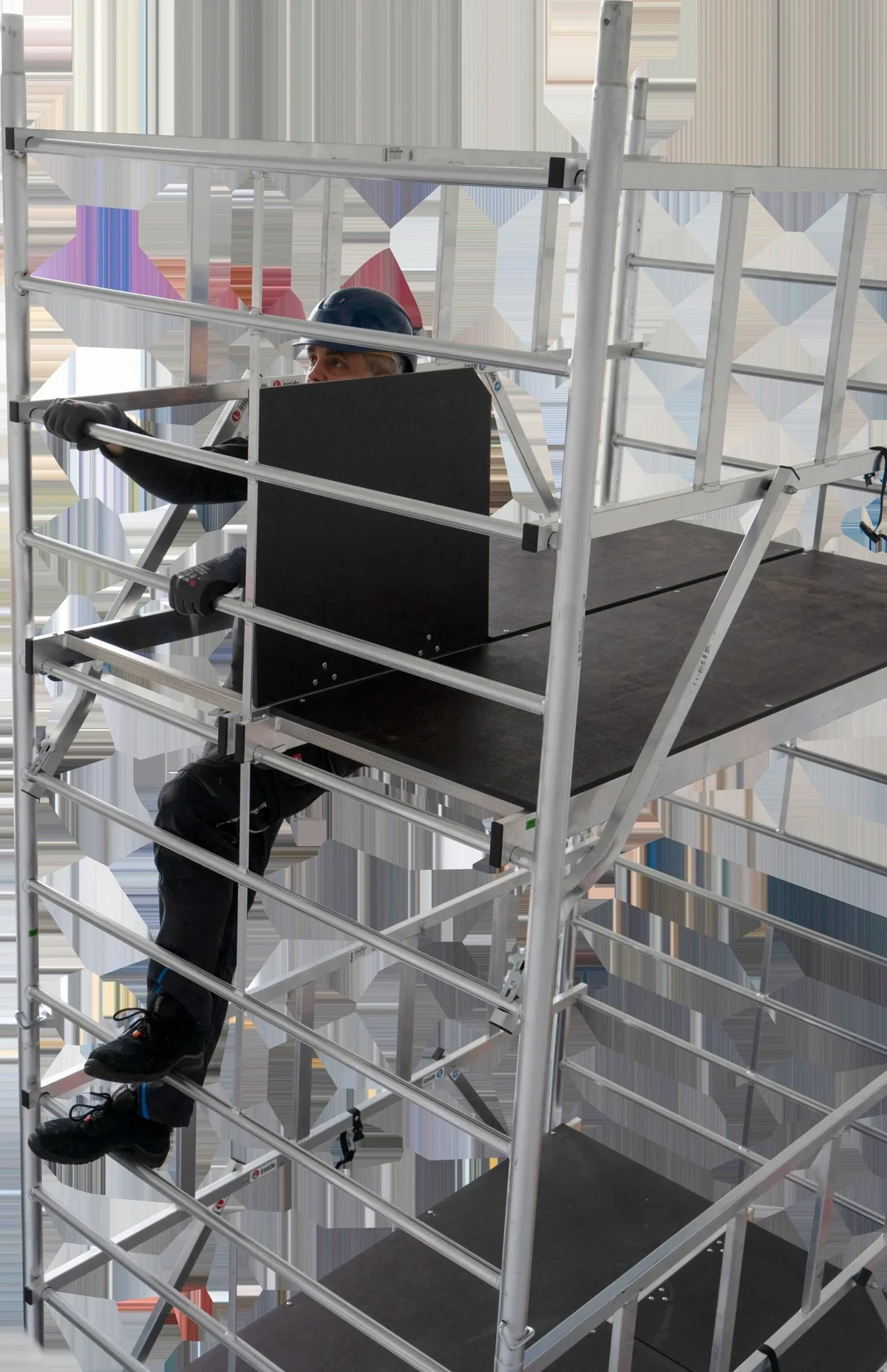 MONTO ProTec XXL Alu-Fahrgerüst Breitaufbau, Arbeitshöhe ca. 2,90 m - 2