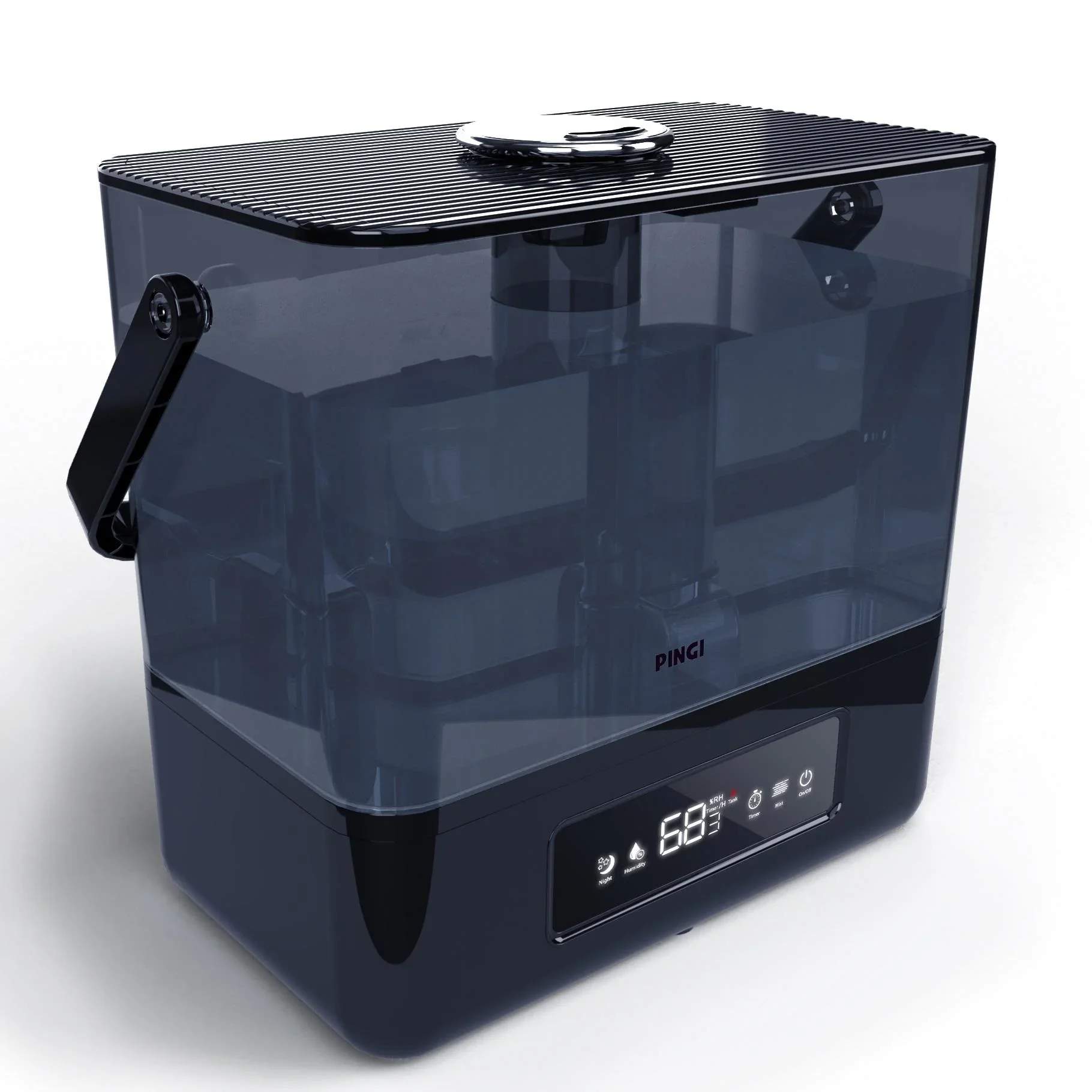 Digitaler Utraschall-Luftbefeuchter, 6 L Premium „Cascada“ - 0