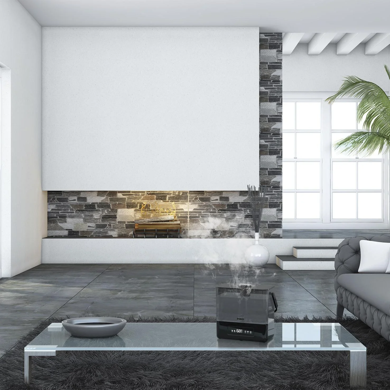 Digitaler Utraschall-Luftbefeuchter, 6 L Premium „Cascada“ - 2