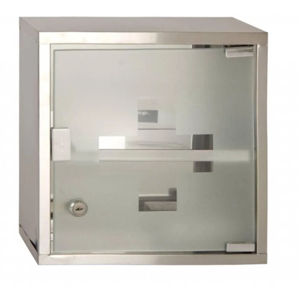 Excellent Care Medizinschrank - Badezimmermöbel - Edelstahl - Glas - 1