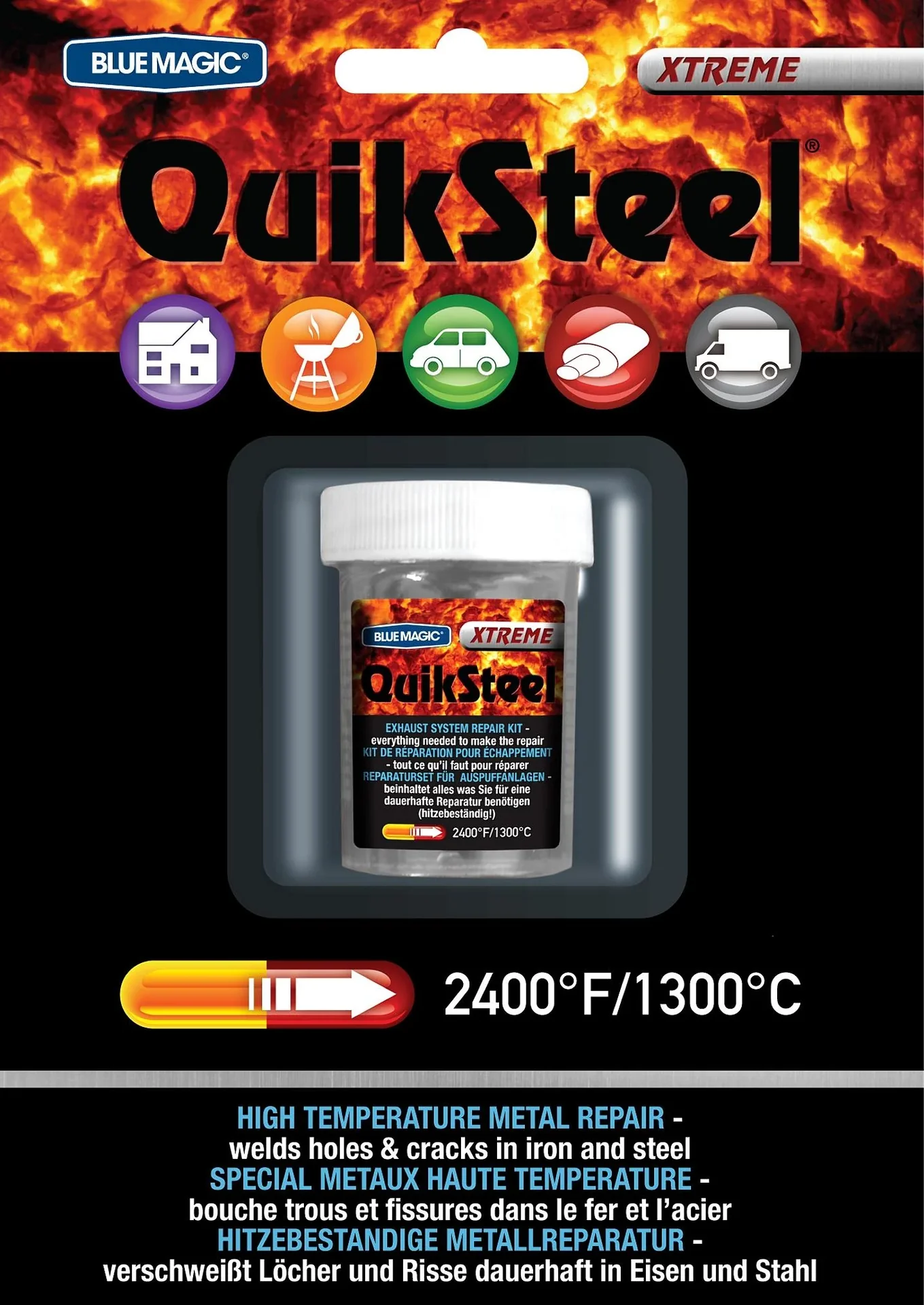 Kaltschweißmasse THERMOSTEEL/ QuikSteel - 0