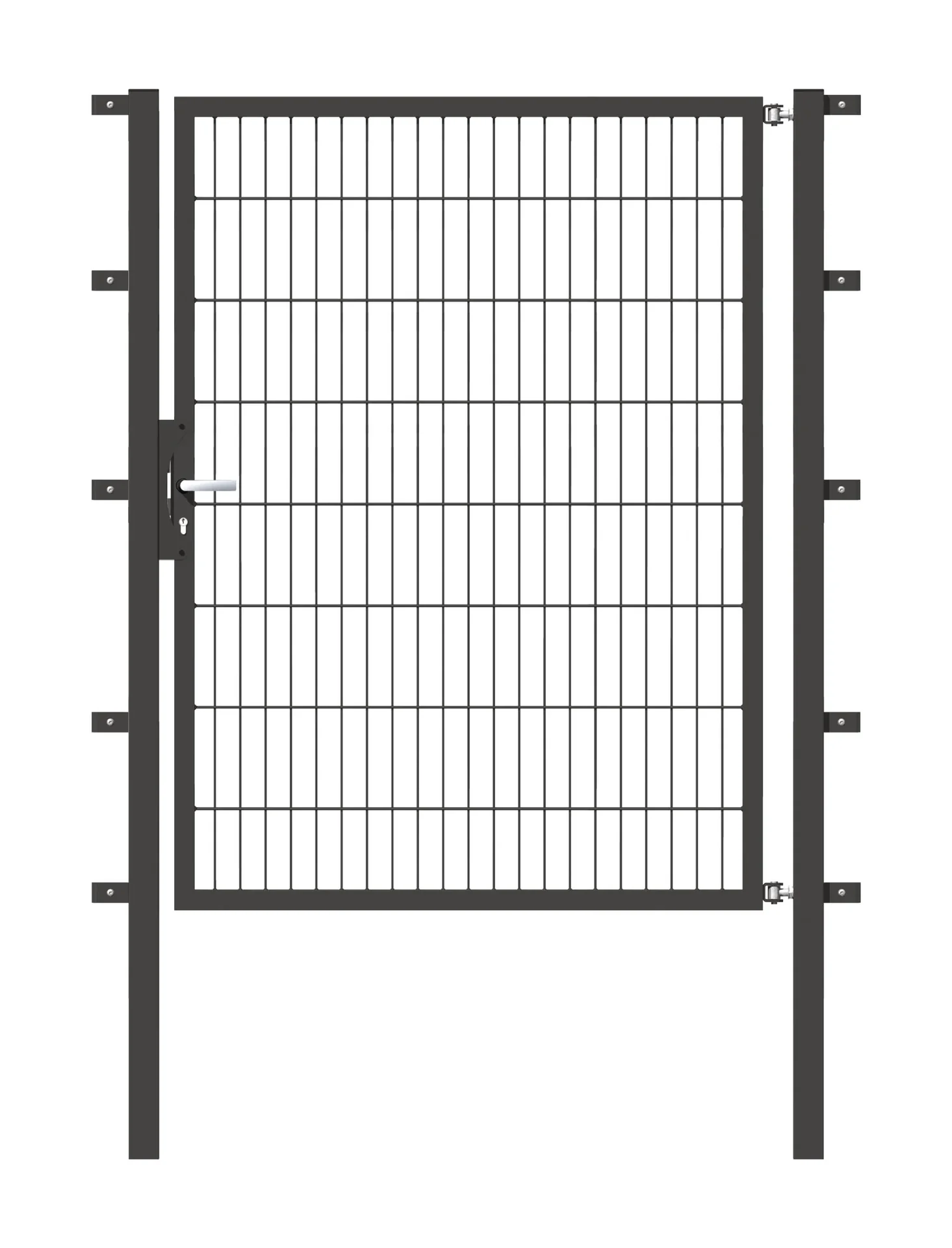 Einzeltor Flexo , anthrazit, Breite 125 cm, Höhe 160 cm - 0