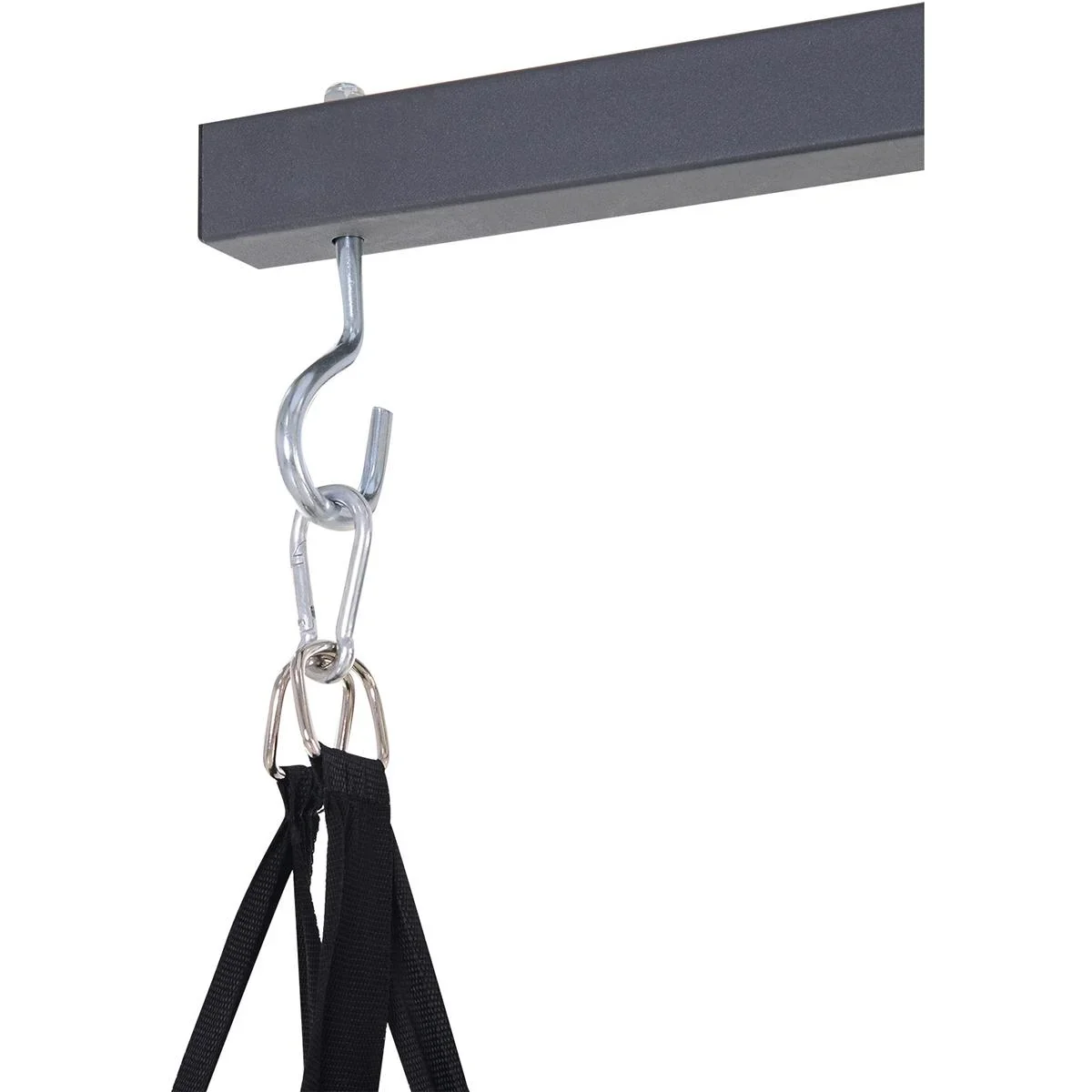 Boxsackständer mit Punchingball schwarz - 0