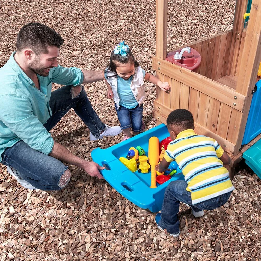 Woodland Adventure Playhouse & Slide - 3