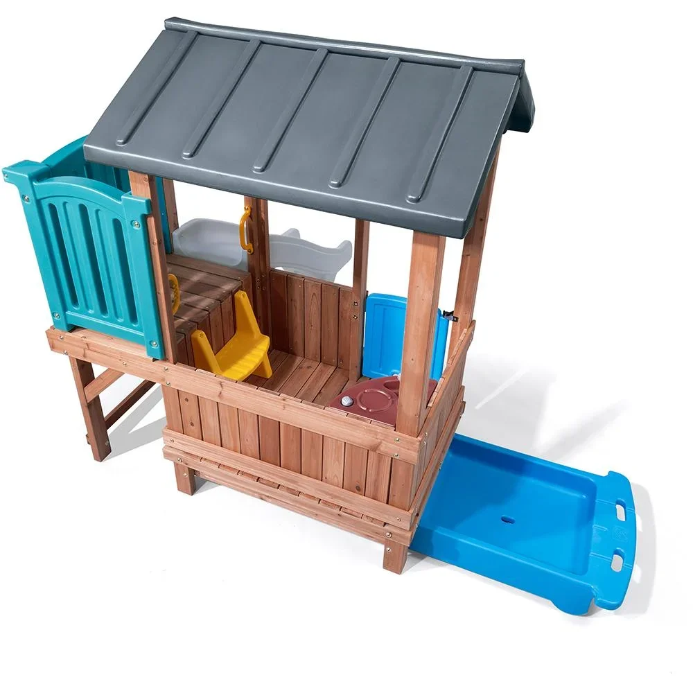 Woodland Adventure Playhouse & Slide - 4